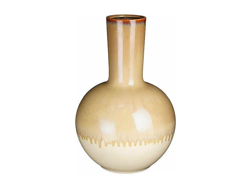 Jarrón de Cerámica - 52 x 34 - Crema - HOLM