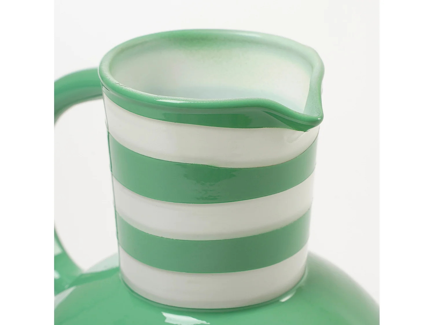 Vase aus Glas - 21 x Ø17.5 - Grün - BAZAAR