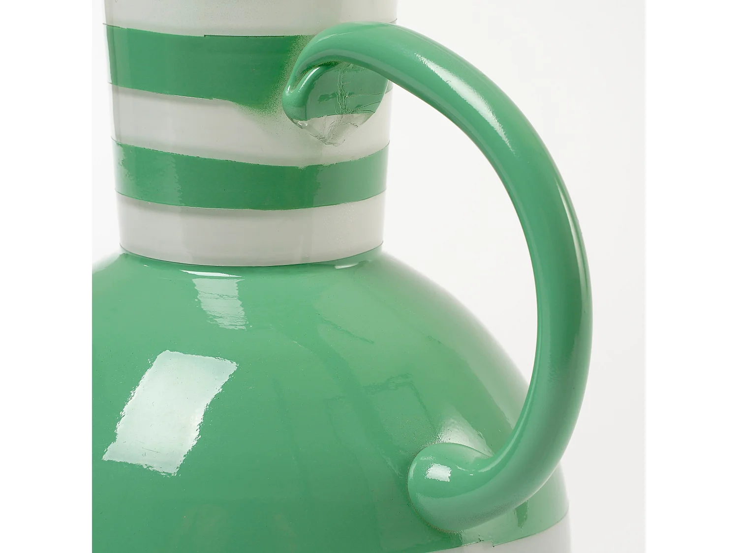 Vaas van glas - 21 x Ø17.5 - Groen - BAZAAR