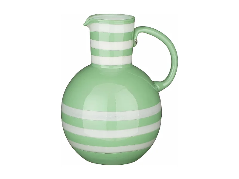 Vase en verre - 21 x Ø17.5 - Vert - BAZAAR