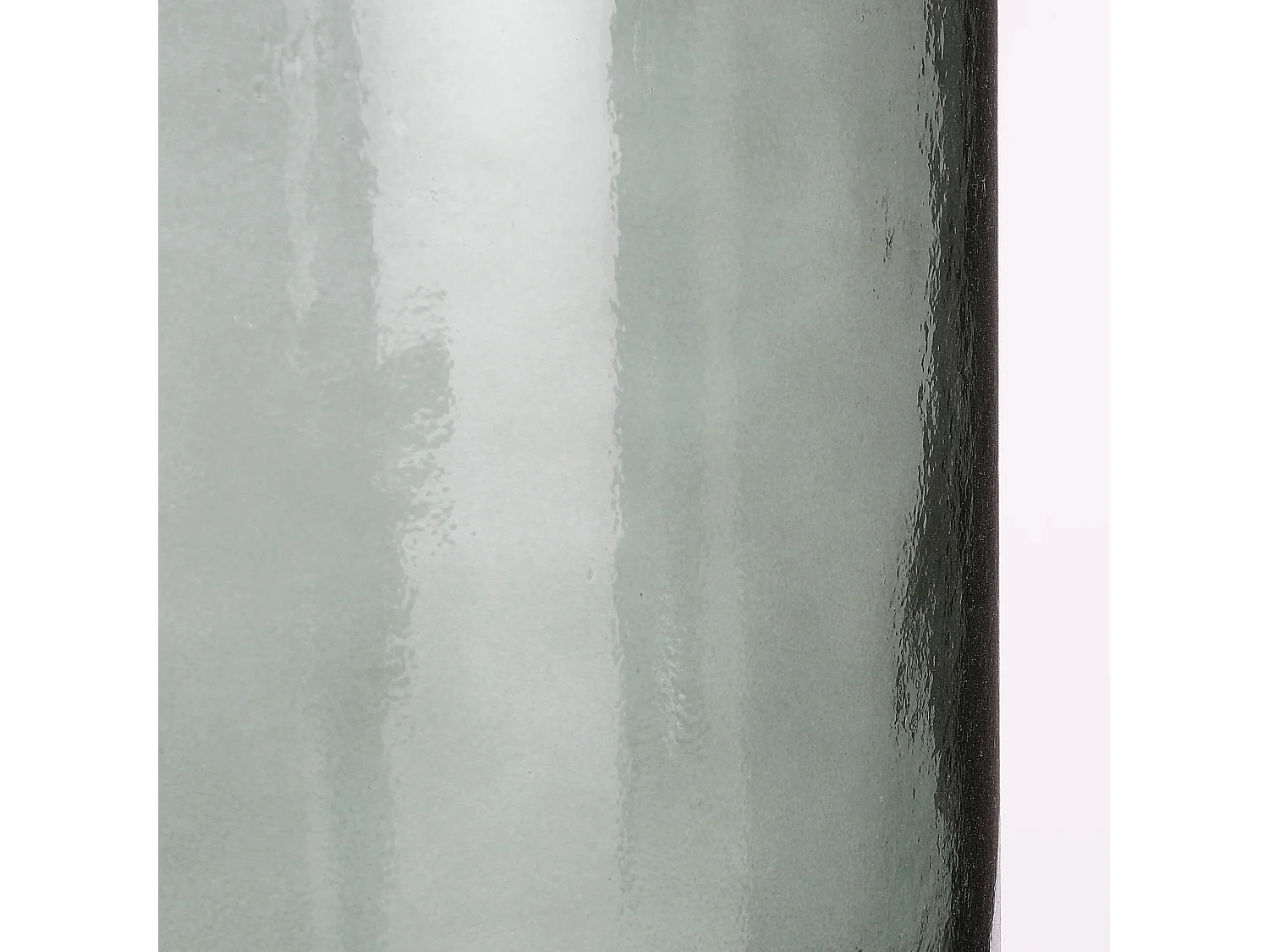 Bouteille décorative en verre recyclé - Ø15 x 40 - Vert - GUAN