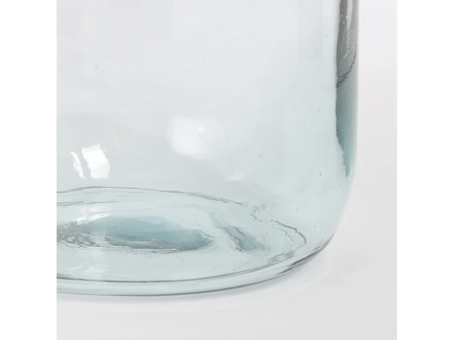 Vase en verre recyclé - Ø21 x 35 - Transparent - VIENNE