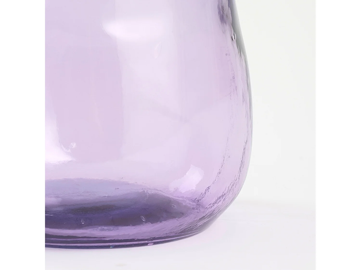 Bouteille décorative en verre recyclé - 51 x 22 - Lilas - PINTO