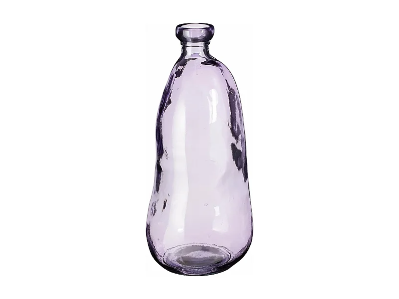 Bouteille décorative en verre recyclé - 51 x 22 - Lilas - PINTO