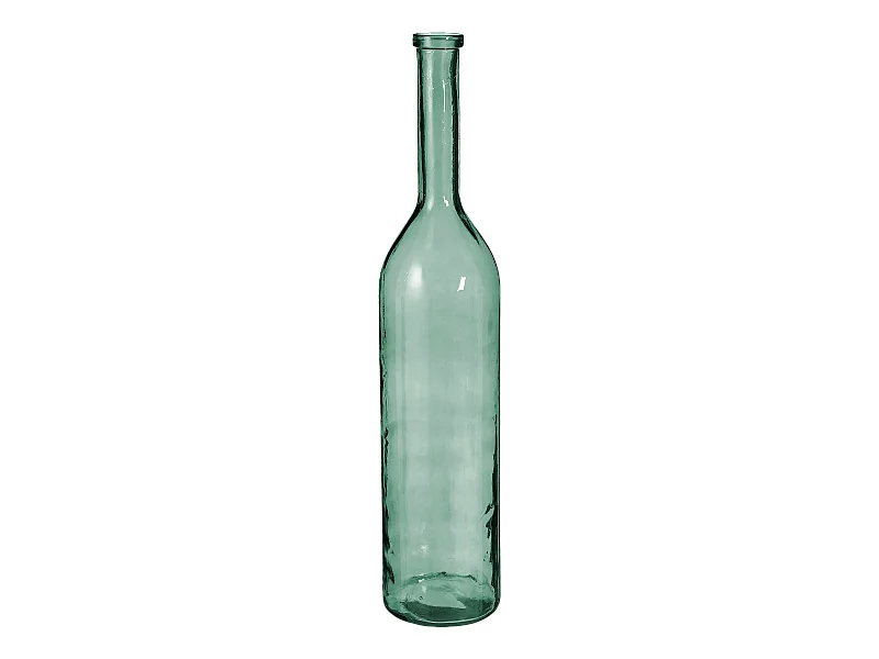 Botella decorativa de Vidrio reciclado - Ø21 x 100 - Verde - RIOJA