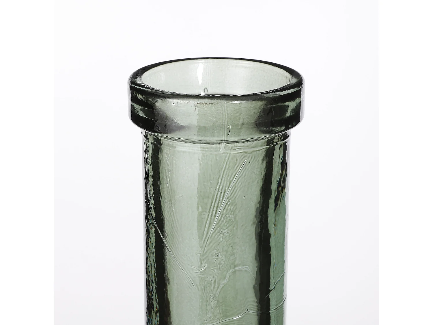 Botella decorativa de Vidrio reciclado - Ø21 x 100 - Verde - RIOJA