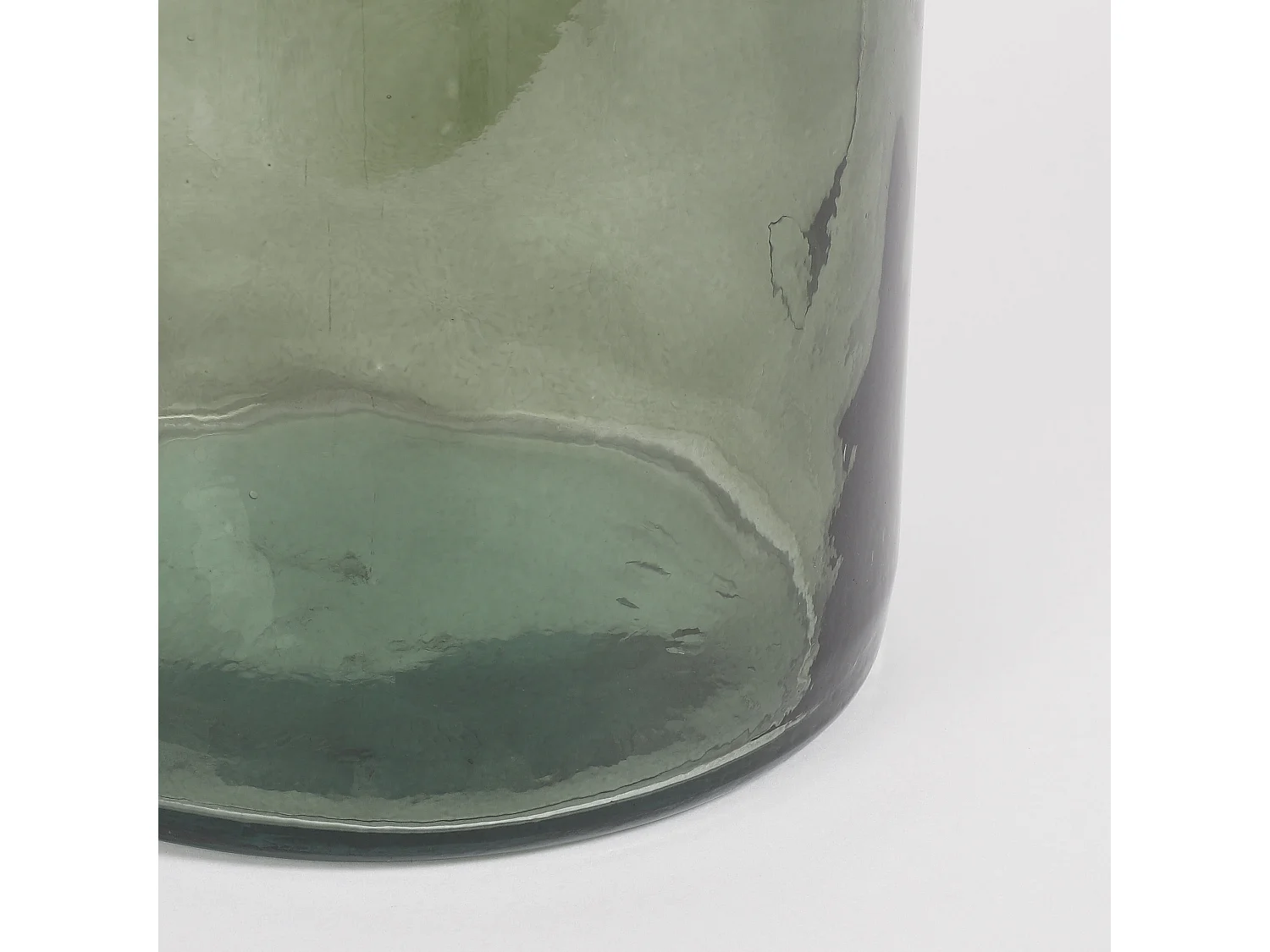 Botella decorativa de Vidrio reciclado - Ø21 x 100 - Verde - RIOJA