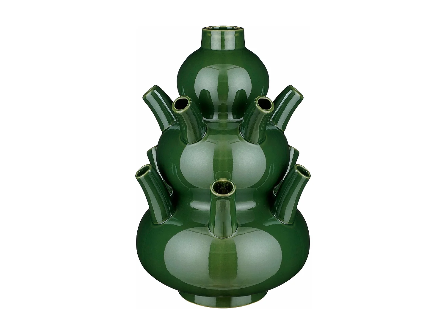 Vase en céramique - 46 x Ø28 - Vert - MARLIJN
