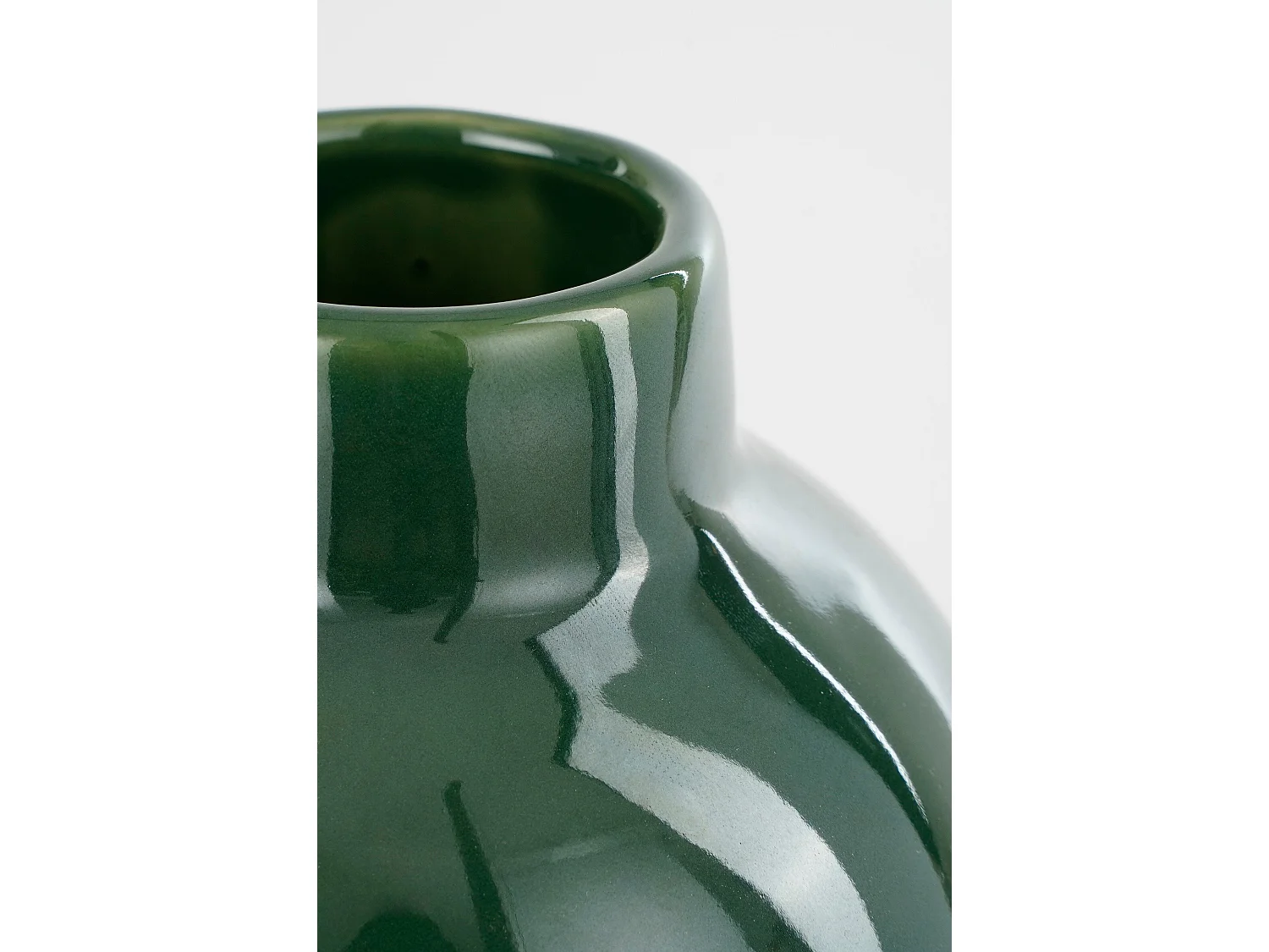Vase en céramique - 46 x Ø28 - Vert - MARLIJN
