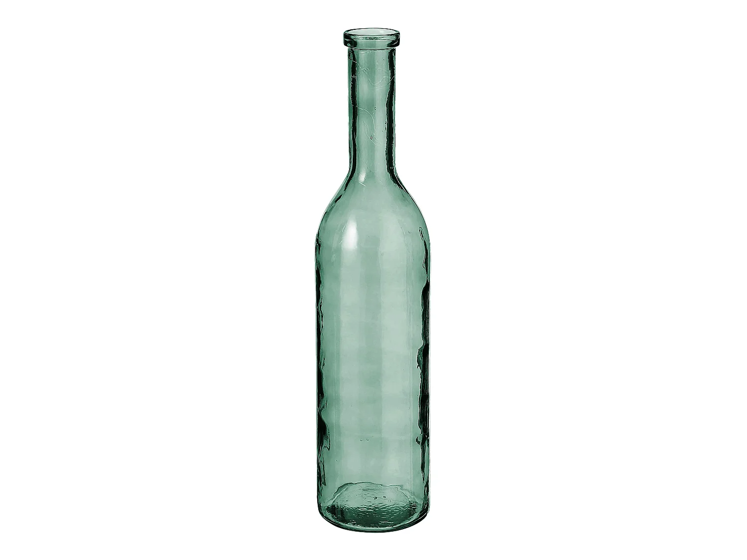 Dekorative Flasche aus Recyceltes Glas - Ø18 x 75 - Grün - RIOJA