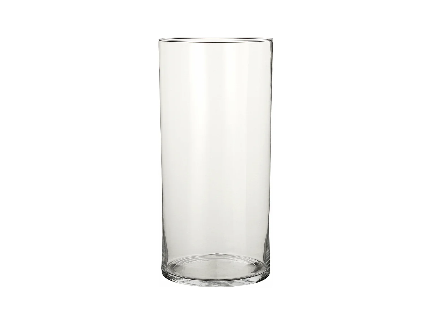 Vaas van glas - 40 x Ø19 - Transparant - CARLY