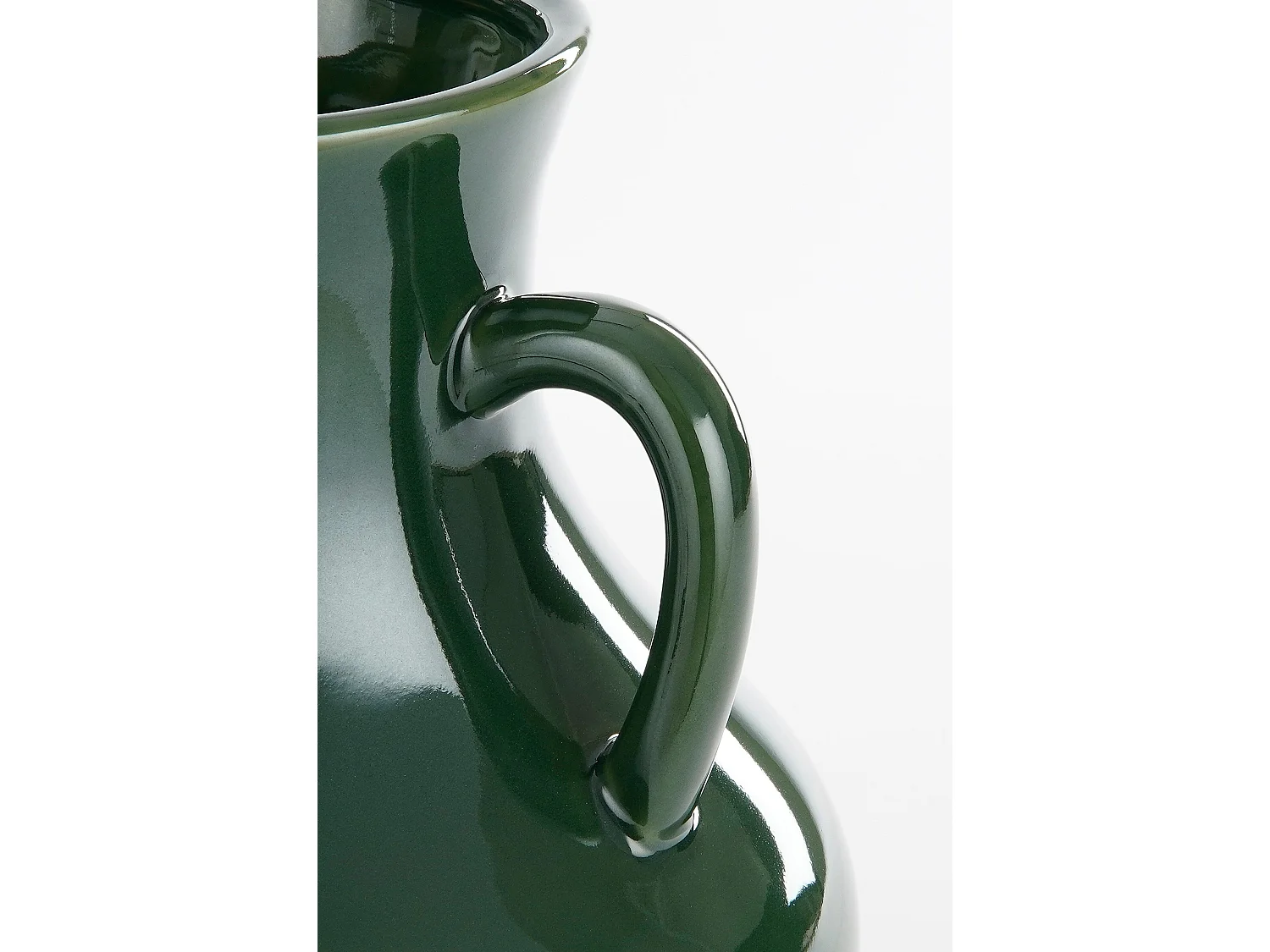 Jarrón de Cerámica - 33 x Ø26 - Verde - MARIAN