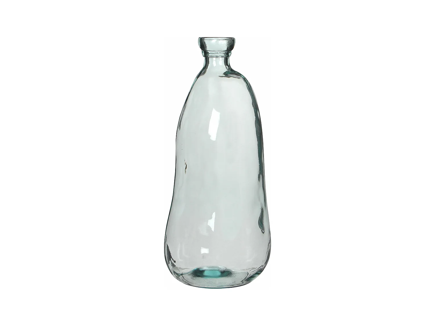 Dekorative Flasche aus Recyceltes Glas - Ø22 x 51 - Transparent - ORGANIC