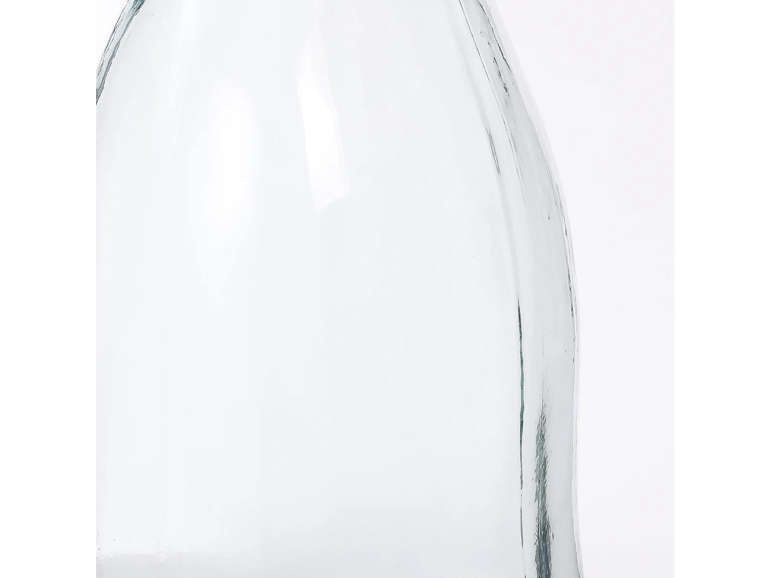 Dekorative Flasche aus Recyceltes Glas - Ø22 x 51 - Transparent - ORGANIC