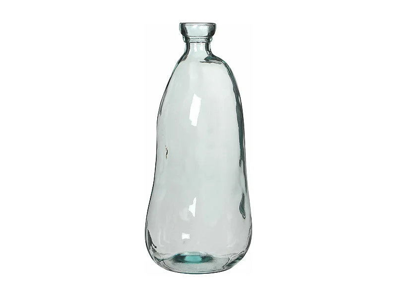 Dekorative Flasche aus Recyceltes Glas - Ø22 x 51 - Transparent - ORGANIC