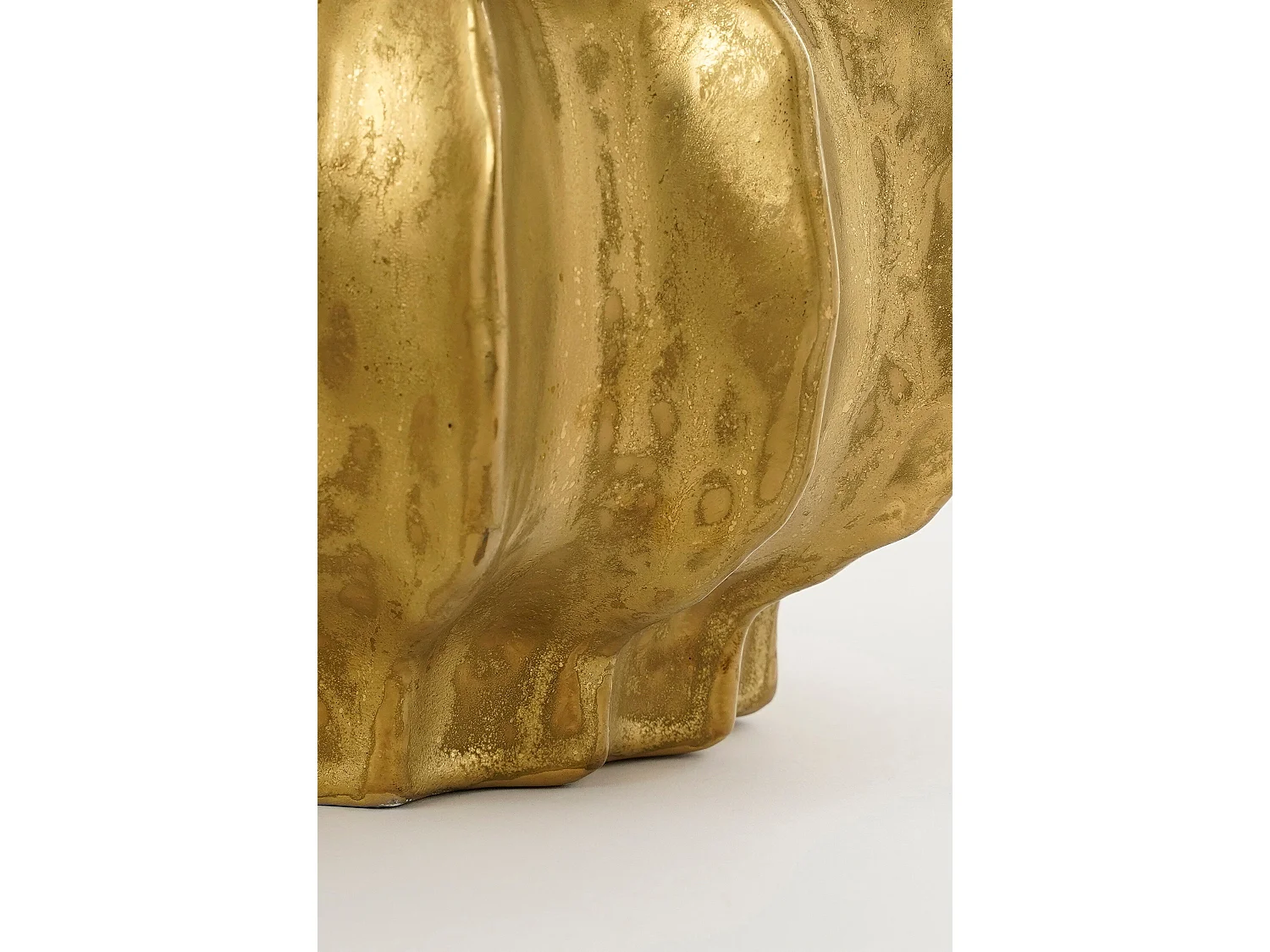 Vase en céramique - 35 x Ø33 - Doré - ALTEA