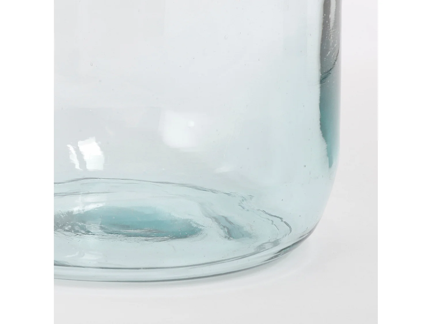 Vase en verre recyclé - 42 x Ø29 - Transparent - VIENNE
