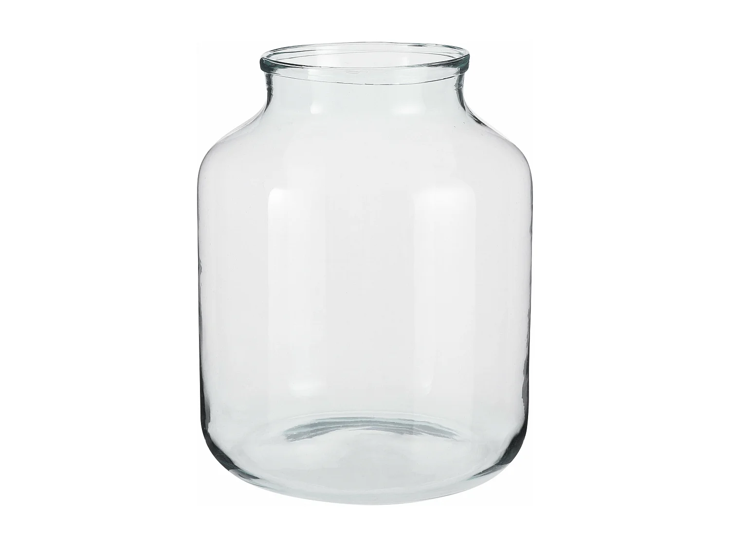 Vase en verre recyclé - 42 x Ø29 - Transparent - VIENNE