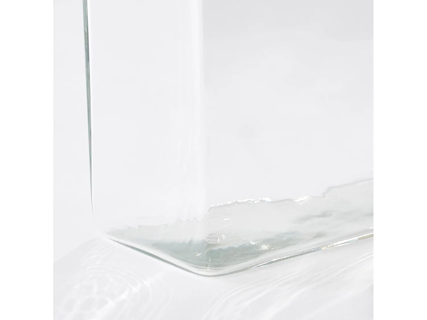 Vaas van glas - 20 x 10 x 30 - Transparant - BRITT