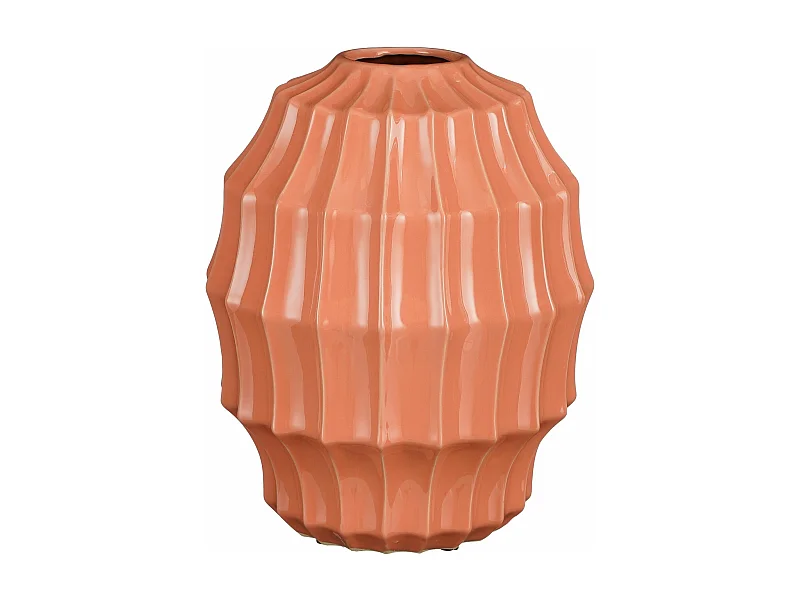 Vase aus Keramik - 33 x Ø27 - Rosa - PIPPA