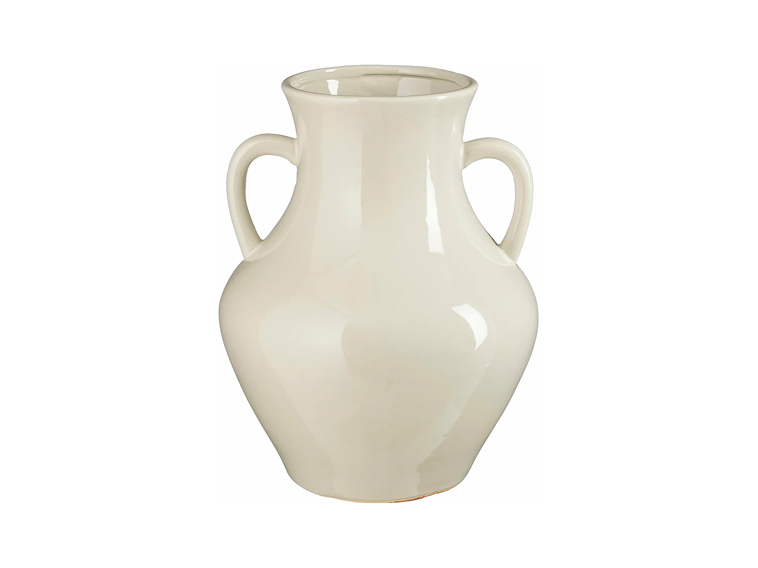 Vase en céramique - 33 x Ø26 - Blanc cassé - MARIAN