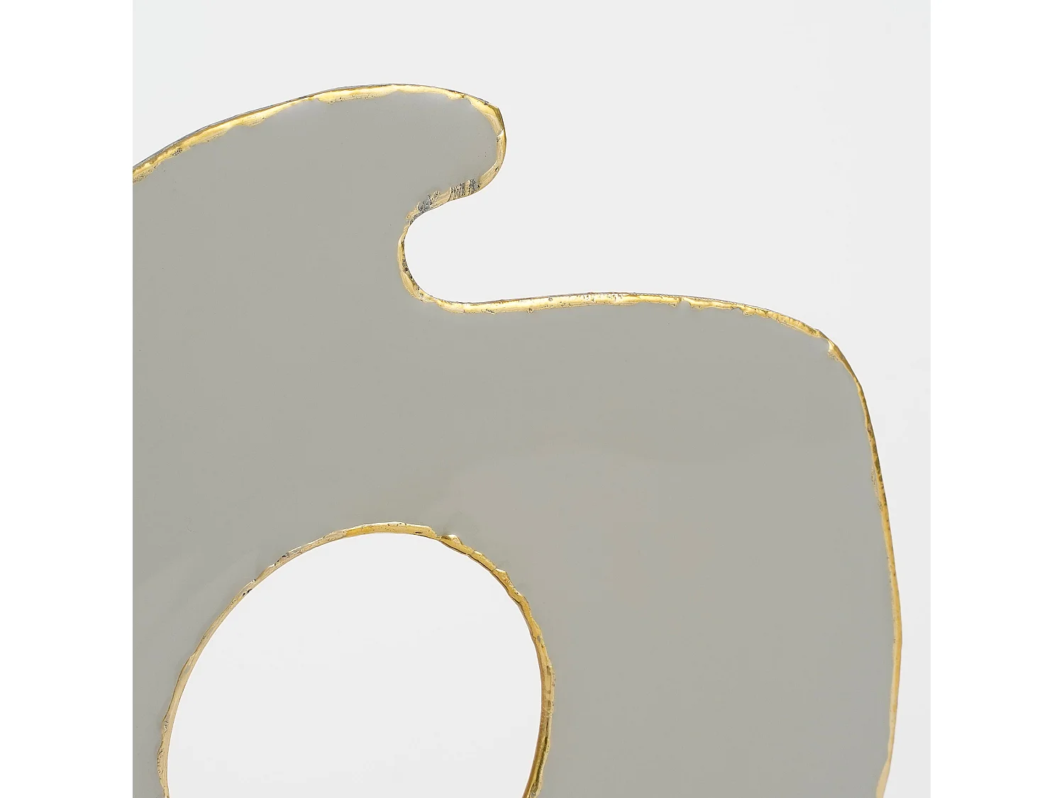 Sculpture en métal - 26 x 10 x 37 - Gris -