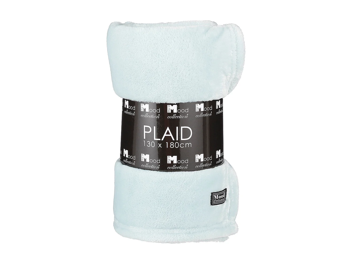 Plaid van polyester - 180 x 130 - Mintgroen - FAMKE