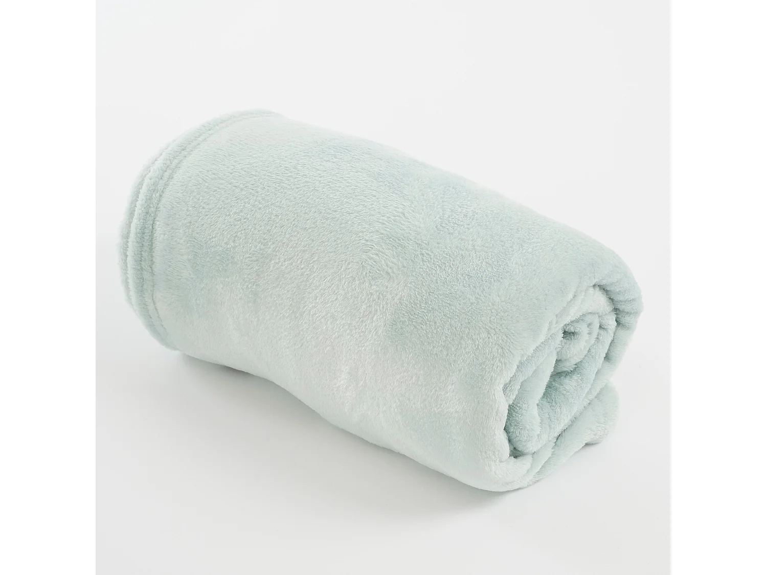 Plaid van polyester - 180 x 130 - Mintgroen - FAMKE