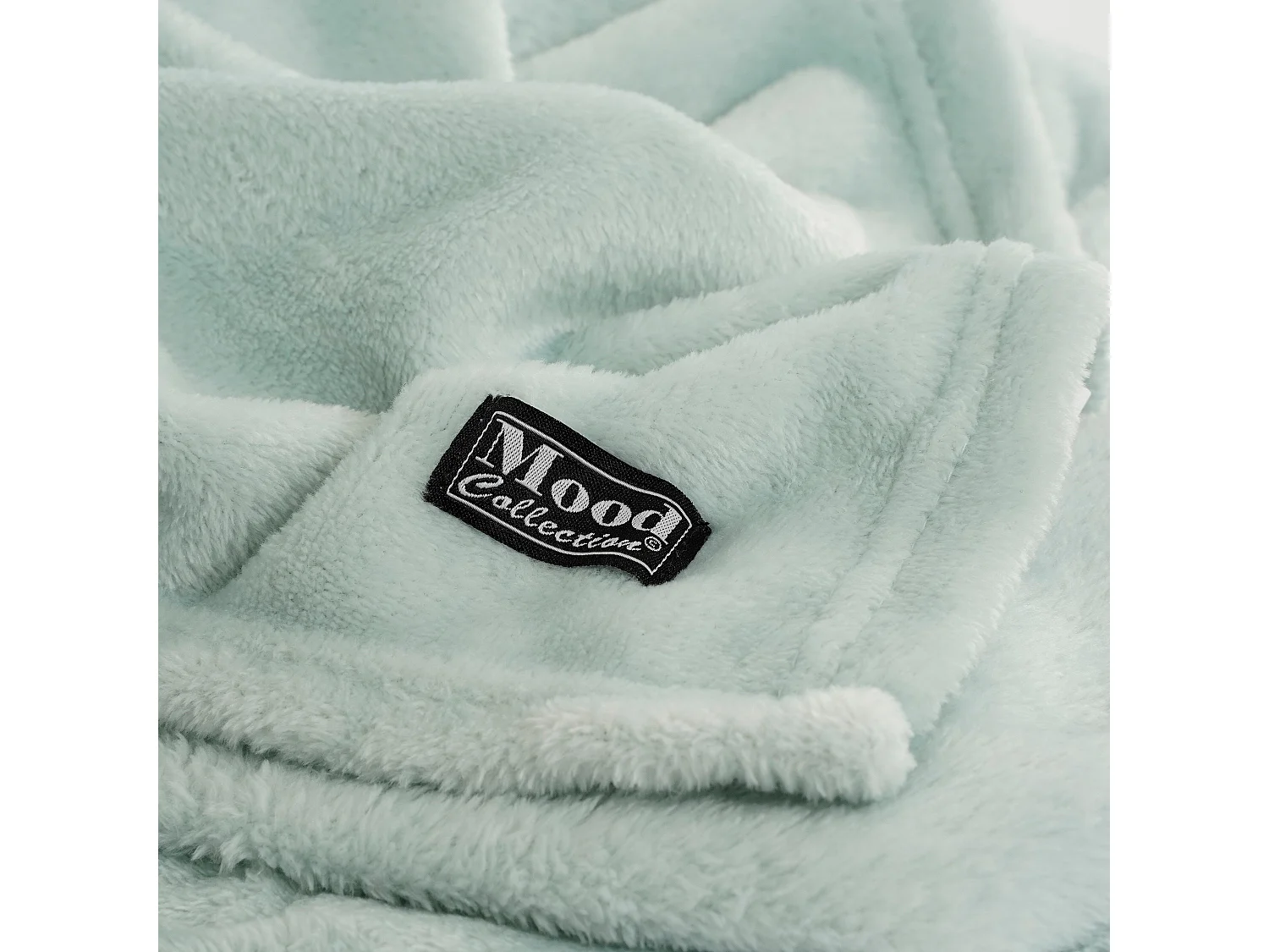 Plaid van polyester - 180 x 130 - Mintgroen - FAMKE