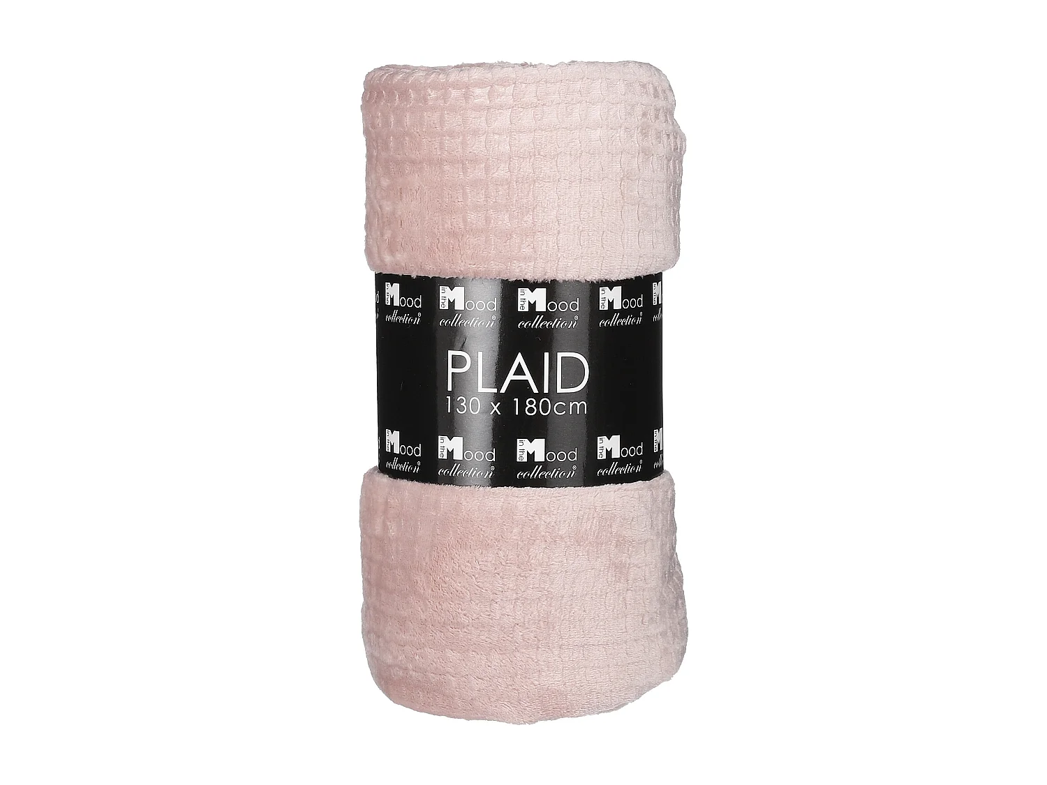 Kuscheldecke aus Polyester - 180 x 130 - Pfirsich - JOANNE