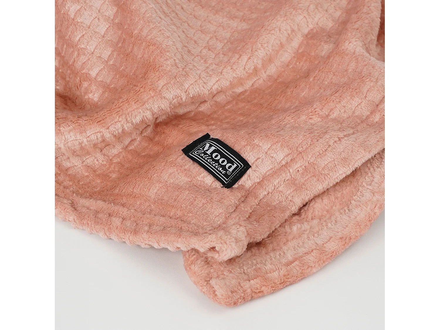 Kuscheldecke aus Polyester - 180 x 130 - Pfirsich - JOANNE