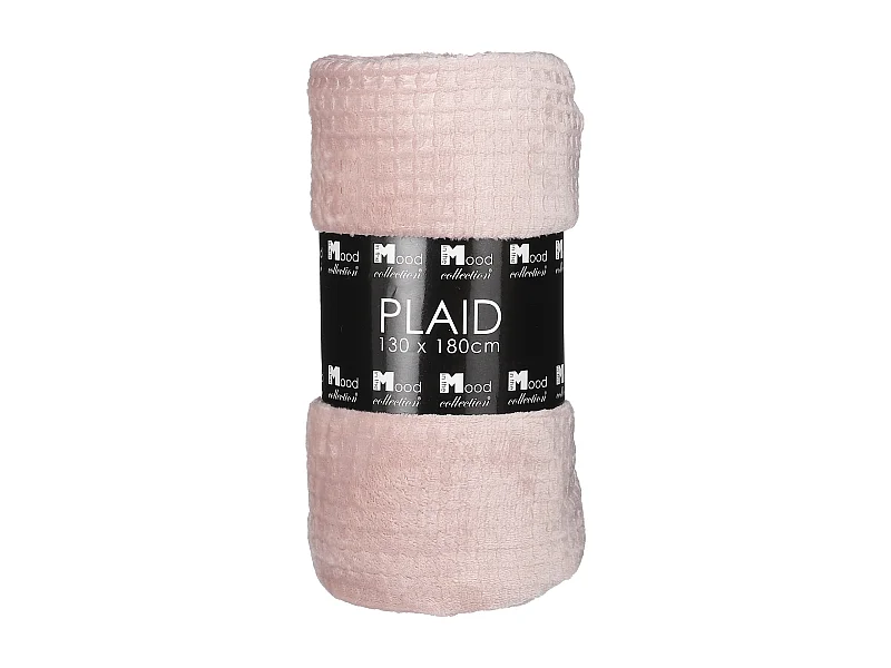 Kuscheldecke aus Polyester - 180 x 130 - Pfirsich - JOANNE