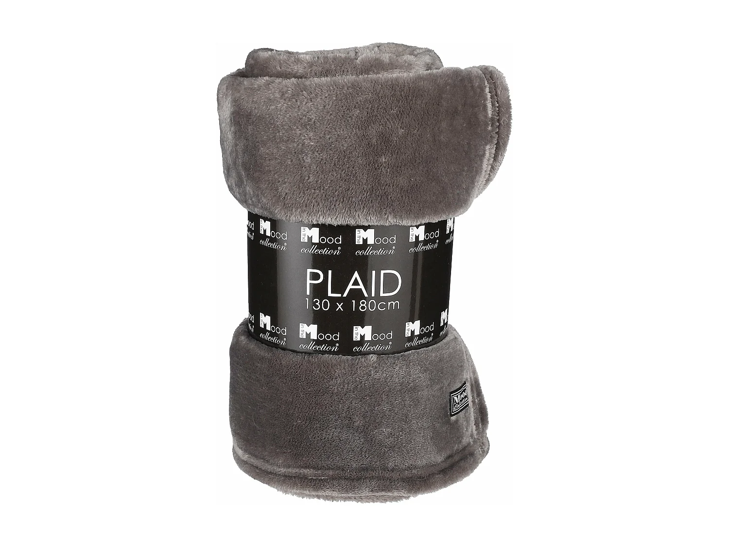 Manta de Poliéster - 180 x 130 - Antracita - FAMKE