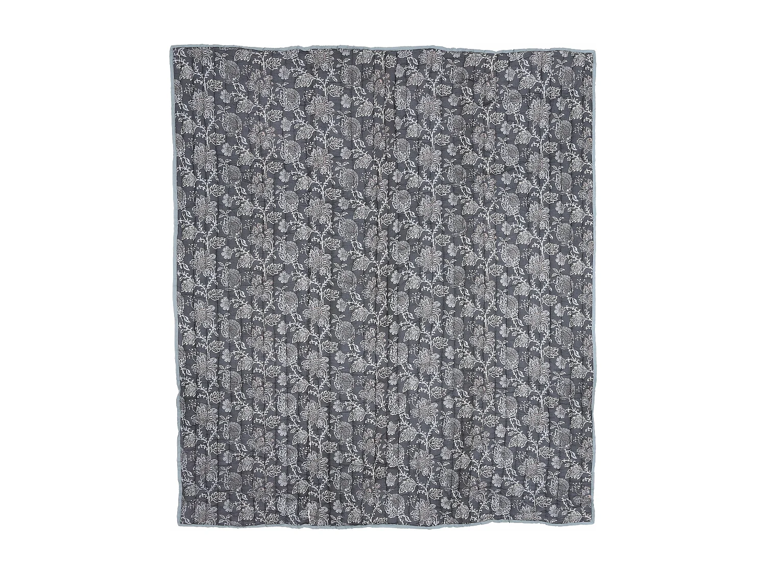 Kuscheldecke aus Baumwolle - 150 x 130 - Schwarz -