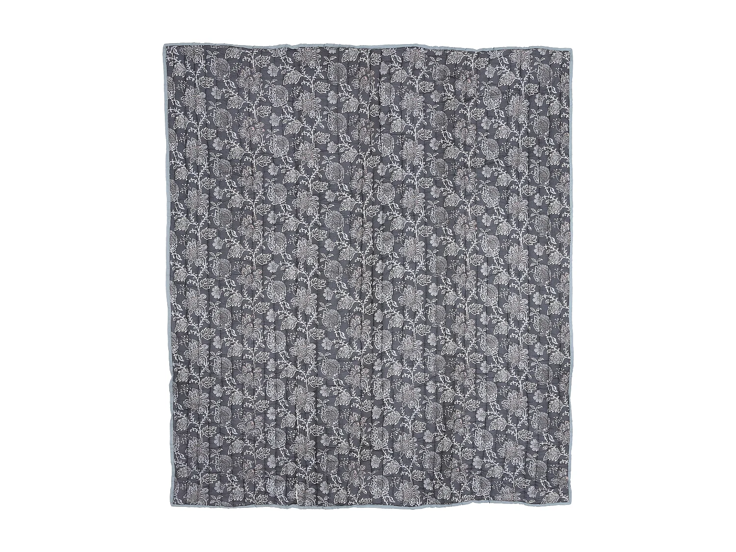 Kuscheldecke aus Baumwolle - 150 x 130 - Schwarz -