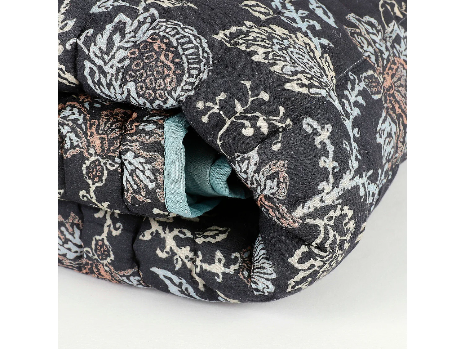 Plaid van katoen - 150 x 130 - Zwart -