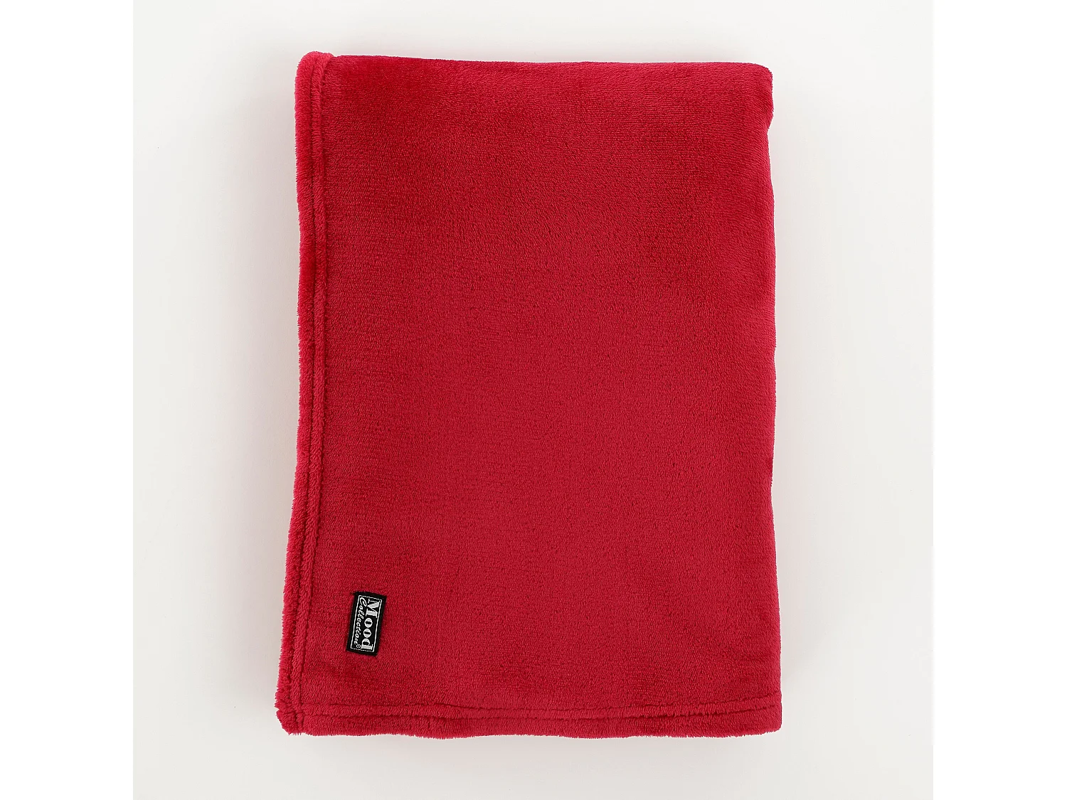 Plaid  en polyester - 180 x 130 - Rouge - FAMKE