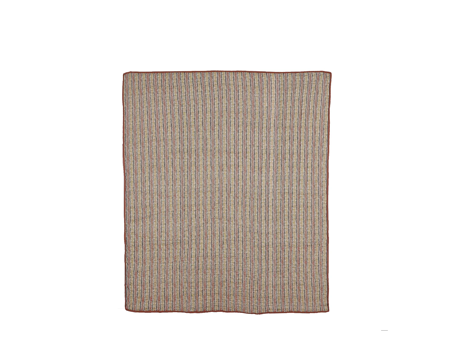 Plaid  en coton - 150 x 130 - Orange - MOLLY