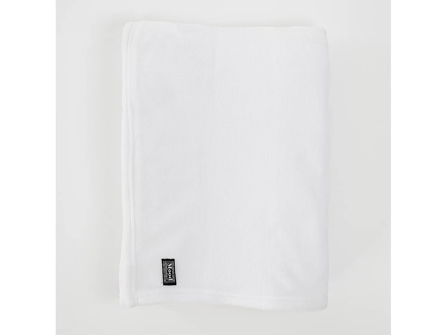 Plaid  en polyester - 180 x 130 - Blanc cassé - FAMKE