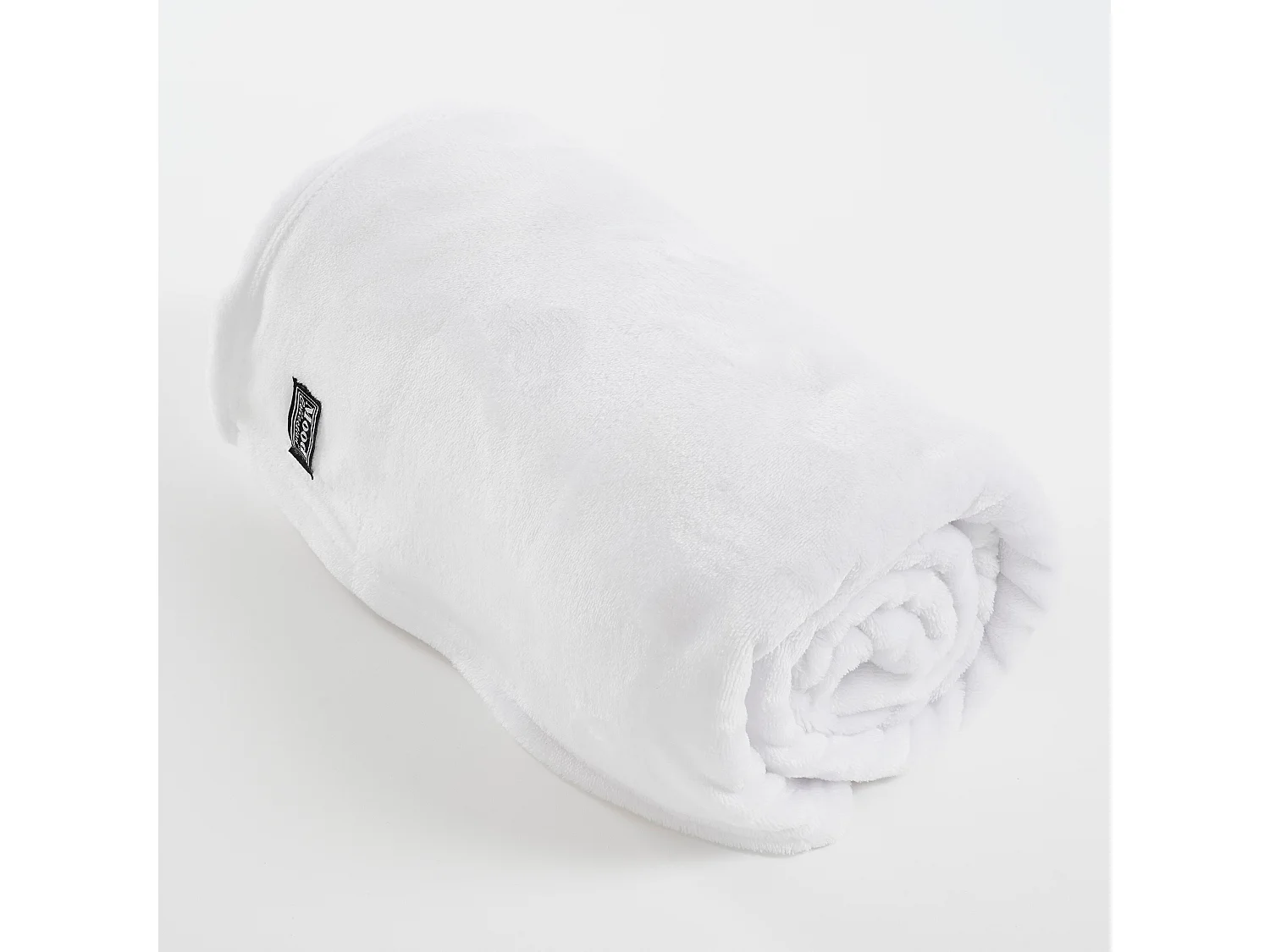 Plaid  en polyester - 180 x 130 - Blanc cassé - FAMKE