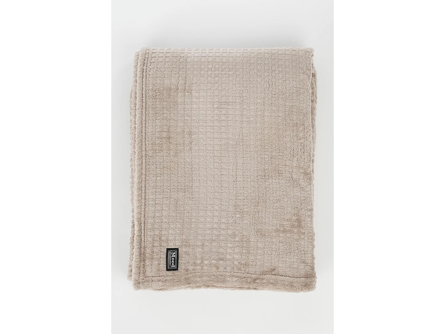 Plaid van polyester - 180 x 130 - Beige - JOANNE