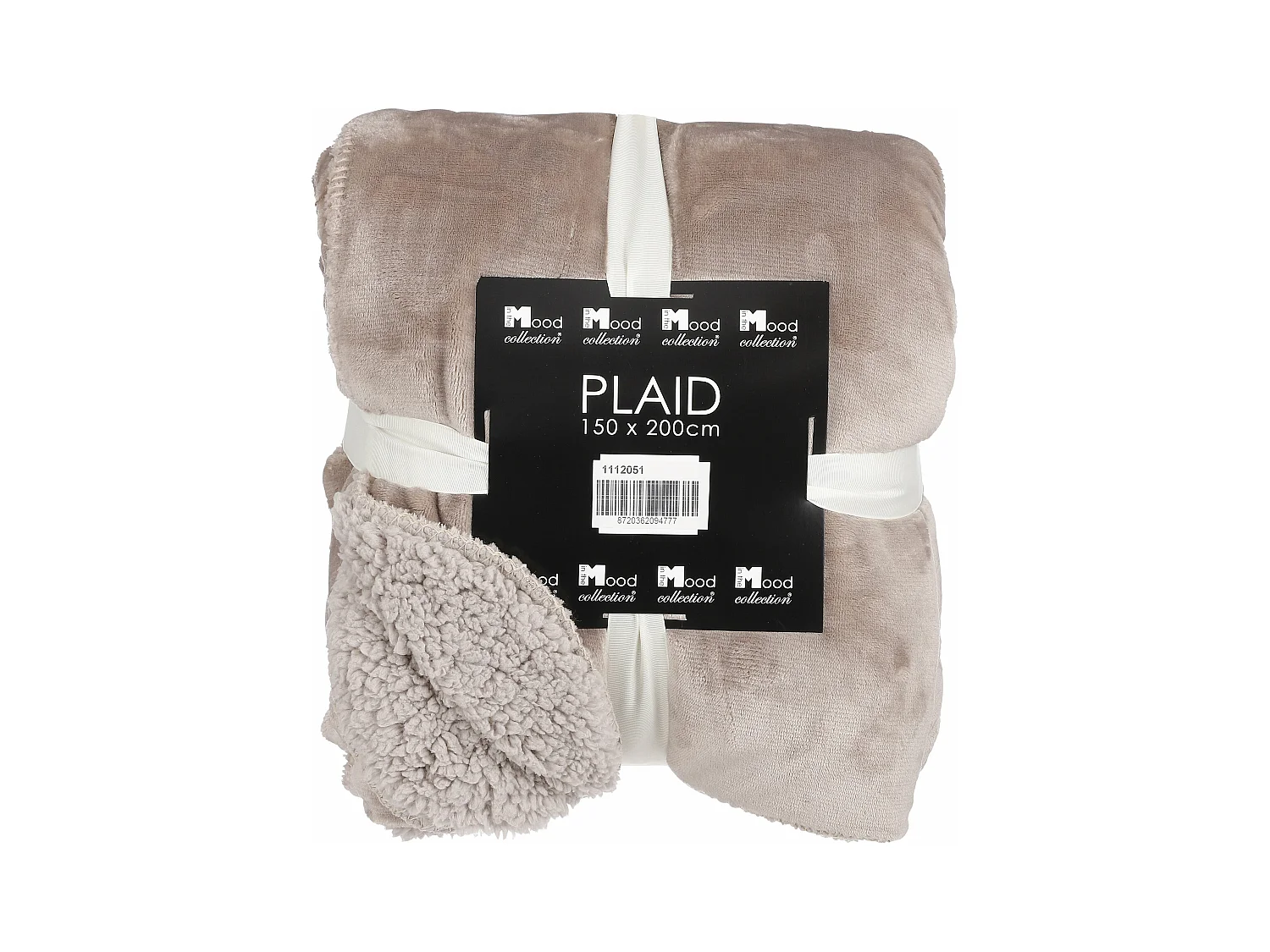Plaid  en polyester - 200 x 150 - Beige - MARDY