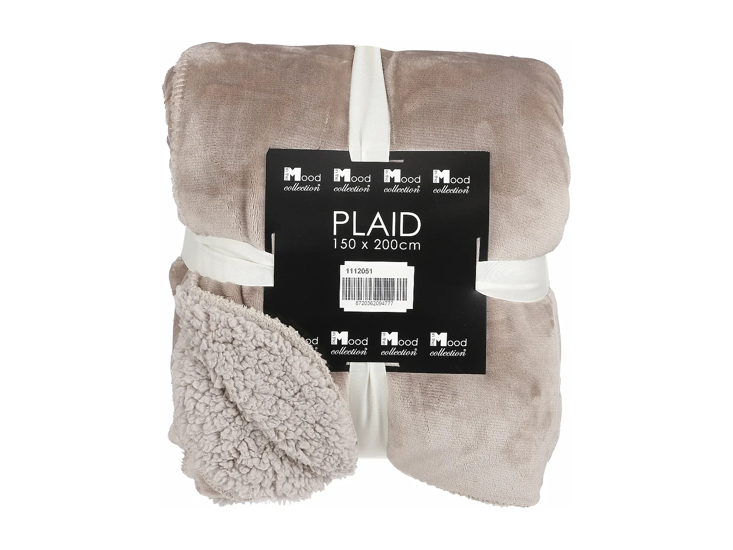 Plaid van polyester - 200 x 150 - Beige - MARDY