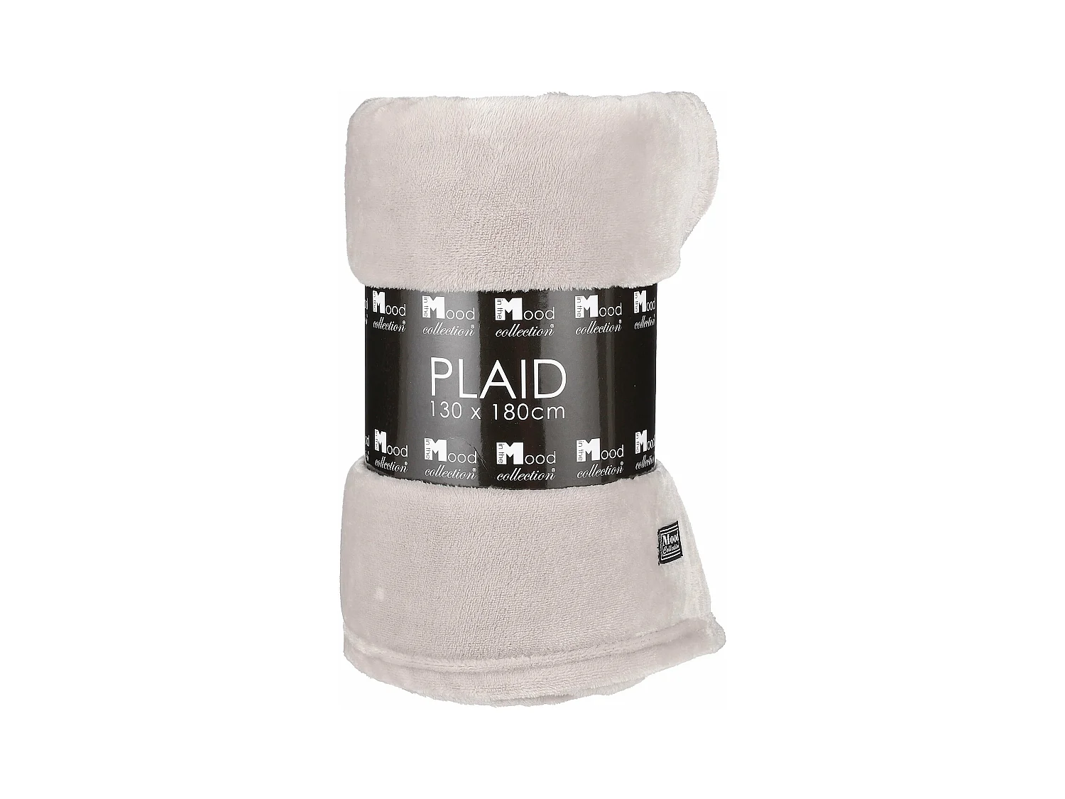 Plaid  en polyester - 180 x 130 - Beige - FAMKE