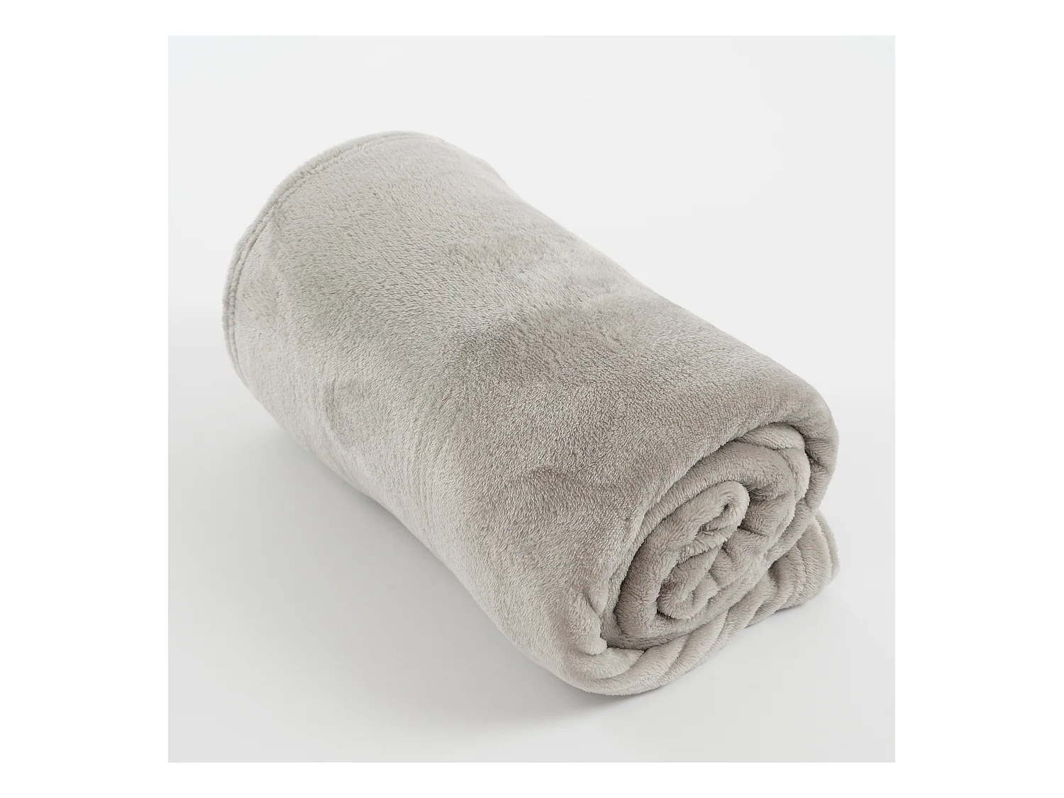 Plaid van polyester - 180 x 130 - Beige - FAMKE