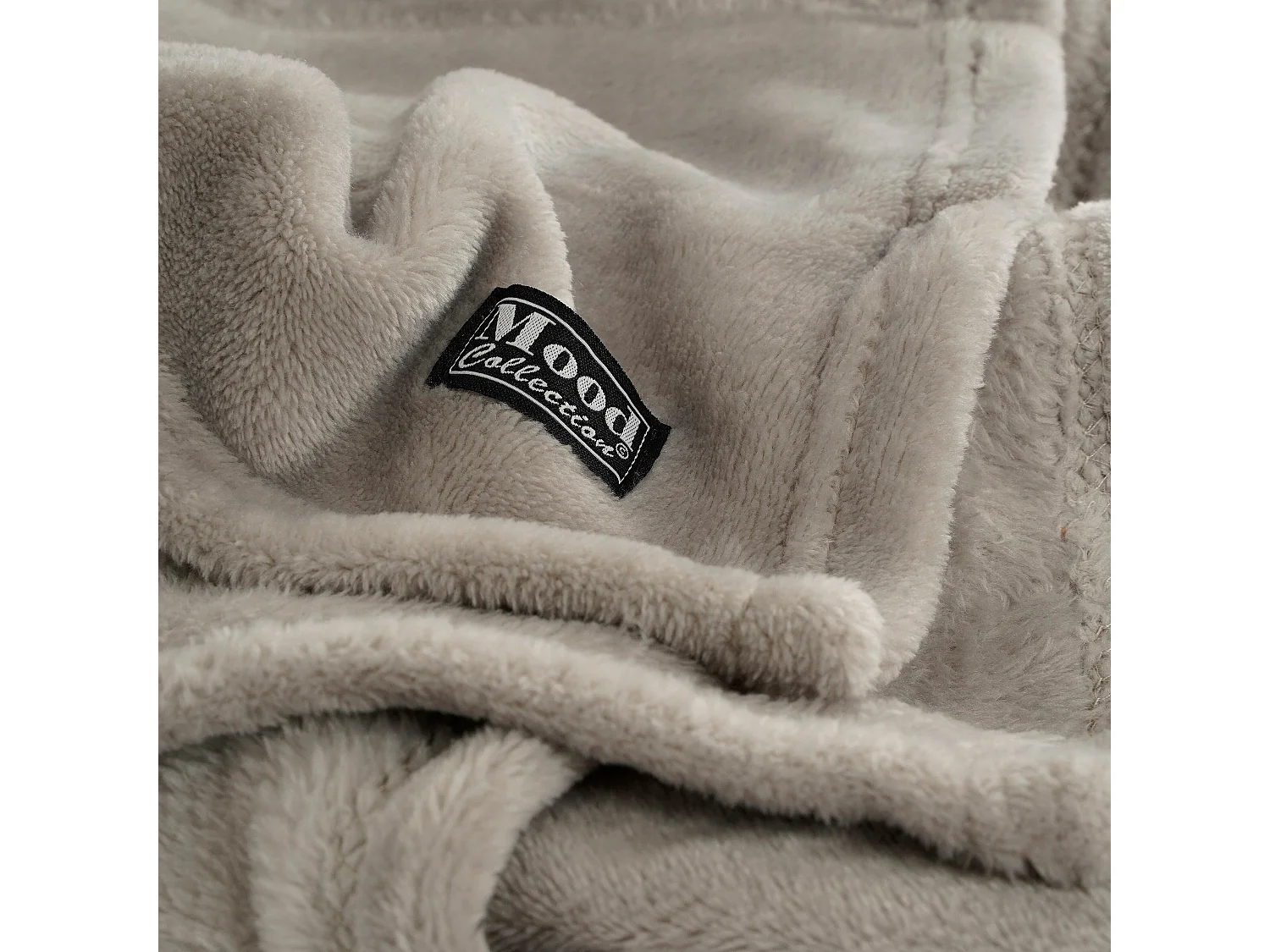 Plaid  en polyester - 180 x 130 - Beige - FAMKE