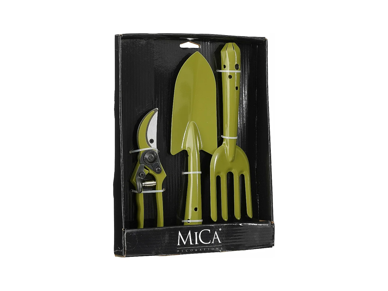 Tuingereedschap van ijzer - 3 pieces - Groen -
