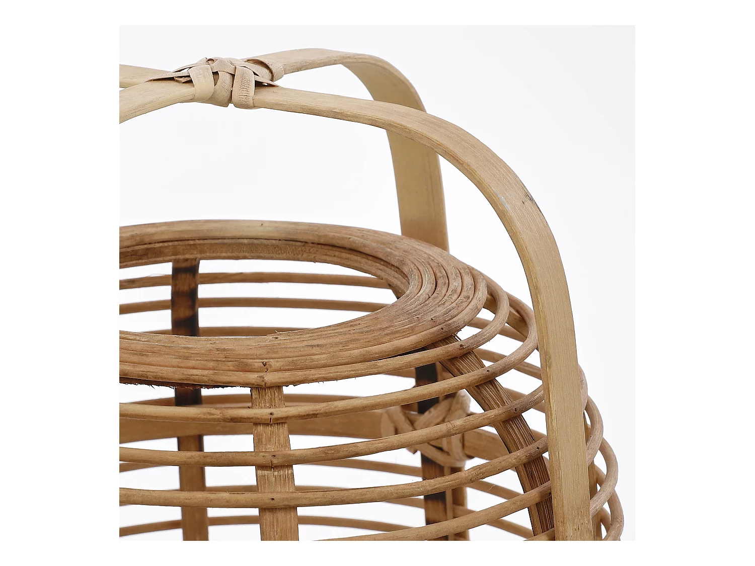 Tafellamp van bamboe - ⌀27 x 41 - Lichtbruin - PAGE