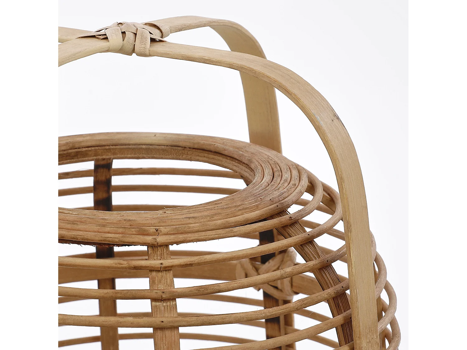 Tafellamp van bamboe - ⌀27 x 41 - Lichtbruin - PAGE