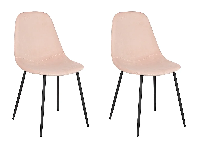 de Poliéster reciclado y metal - 53 x 44 x 80 - Blanco hueso - CORBY